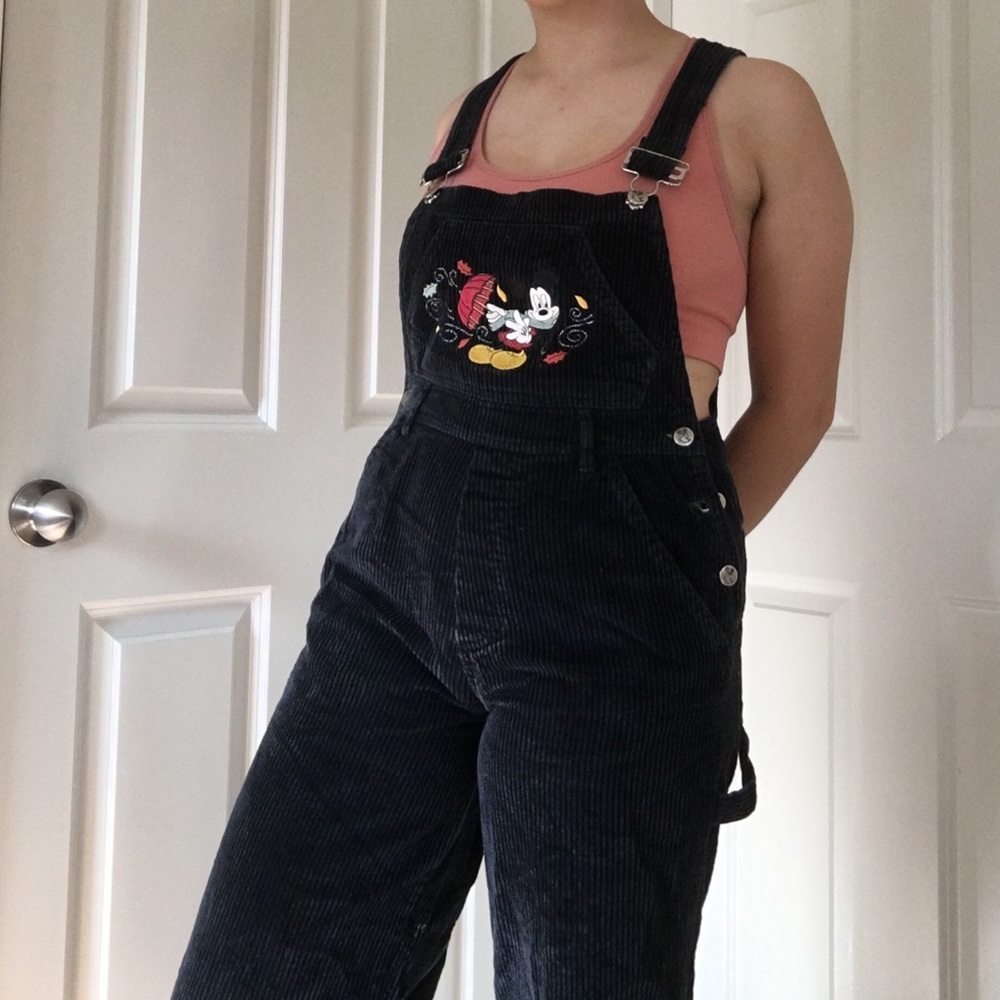 Mickey Unlimited Black Overalls